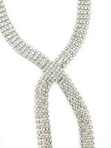 Miu Miu Rhinestone Lariat Necklace Jewelry arcadeshops.com