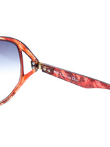 1970's Christian Dior Tortoise Butterfly Sunglasses Accessory arcadeshops.com