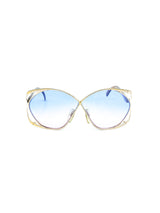 Christian Dior Blue Butterfly Sunglasses Accessory arcadeshops.com