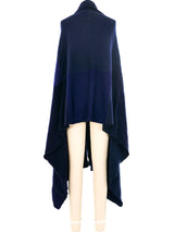 Navy Patchwork Recycled Cashmere Throw Accessory arcadeshops.com