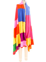 Rainbow Patchwork Recycled Cashmere Throw Accessory arcadeshops.com