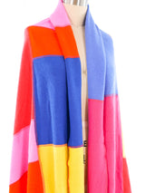 Rainbow Patchwork Recycled Cashmere Throw Accessory arcadeshops.com
