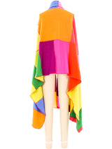 Rainbow Patchwork Recycled Cashmere Throw Accessory arcadeshops.com