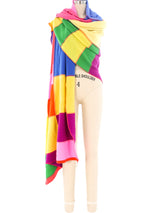 Rainbow Patchwork Recycled Cashmere Throw Accessory arcadeshops.com