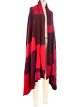 Red Patchwork Recycled Cashmere Throw Accessory arcadeshops.com