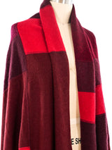 Red Patchwork Recycled Cashmere Throw Accessory arcadeshops.com