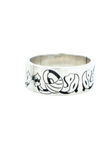 Sterling Silver Hearts and Figures Cuff Jewelry arcadeshops.com