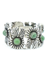 Modernist Sterling Turqoise Bracelet Jewelry arcadeshops.com