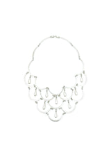 Modernist Sterling Scalloped Bib Jewelry arcadeshops.com