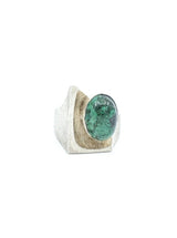 Sterling Silver Malachite Ring Jewelry arcadeshops.com