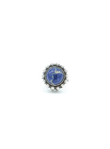 Sterling Silver Sodalite Stone Ring Jewelry arcadeshops.com