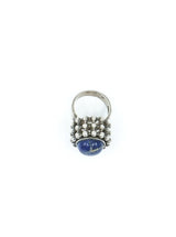Sterling Silver Sodalite Stone Ring Jewelry arcadeshops.com
