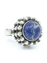Sterling Silver Sodalite Stone Ring Jewelry arcadeshops.com