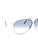 Champ Gradient Lens Silver Aviator Sunglasses Accessory arcadeshops.com