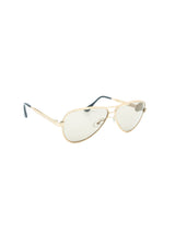 Gold Framed Aviator Sunglasses Accessory arcadeshops.com