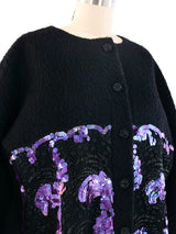 Geoffrey Beene Sequin Accented Jacket Jacket arcadeshops.com