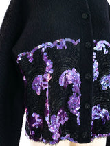 Geoffrey Beene Sequin Accented Jacket Jacket arcadeshops.com