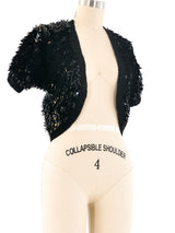 Paillette Crochet Shrug Jacket arcadeshops.com