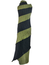 Issey Miyake Stripe Plisse Maxi Dress Dress arcadeshops.com