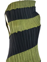 Issey Miyake Stripe Plisse Maxi Dress Dress arcadeshops.com