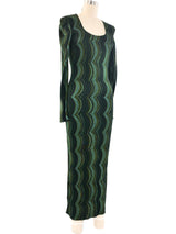 Versace Istante Printed Jersey Dress Dress arcadeshops.com
