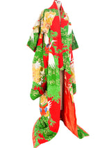 Heavily Embroidered Wedding Kimono Outerwear arcadeshops.com