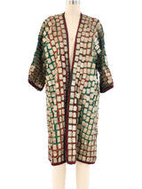 1970's Afghani Tin Coin Embellished Coat Jacket arcadeshops.com
