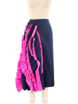 Dries Van Noten Hot Pink Ruffle Skirt Bottom arcadeshops.com
