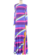 Diane Von Furstenberg Abstract Printed Jersey Dress Dress arcadeshops.com