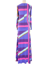 Diane Von Furstenberg Abstract Printed Jersey Dress Dress arcadeshops.com