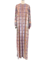 Metallic Printed Caftan Dress arcadeshops.com