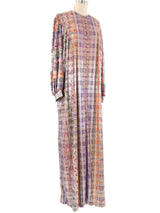 Metallic Printed Caftan Dress arcadeshops.com