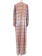 Metallic Printed Caftan Dress arcadeshops.com
