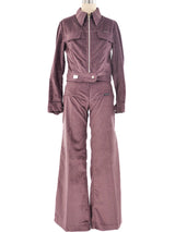 Wrangler Purple Velvet Pant Ensemble Suit arcadeshops.com
