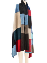 Multicolor Patchwork Recycled Cashmere Throw Accessory arcadeshops.com