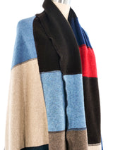 Multicolor Patchwork Recycled Cashmere Throw Accessory arcadeshops.com