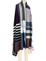 Mixed Pattern Recycled Cashmere Throw Accessory arcadeshops.com