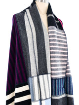 Mixed Pattern Recycled Cashmere Throw Accessory arcadeshops.com