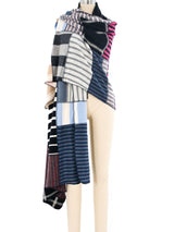 Mixed Pattern Recycled Cashmere Throw Accessory arcadeshops.com