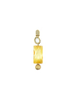 Amber Lucite Drop Earrings Accessory arcadeshops.com