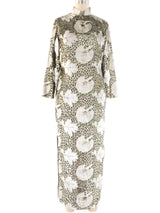 Metallic Velvet Cheongsam Dress Dress arcadeshops.com