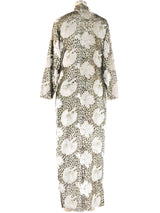 Metallic Velvet Cheongsam Dress Dress arcadeshops.com