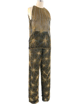 Halston Fireworks Beaded Ensemble Suit arcadeshops.com