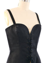 Yves Saint Laurent Lace Up Corset Top Top arcadeshops.com