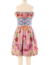 Naeem Khan Floral Embroidered Cocktail Dress Dress arcadeshops.com