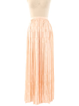 Adolfo Peach Silk Palazzo Pants Bottom arcadeshops.com