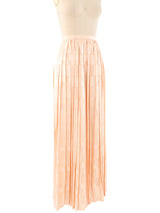 Adolfo Peach Silk Palazzo Pants Bottom arcadeshops.com