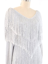 Silver Yarn Fringe Dress Dress arcadeshops.com