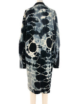 Ann Demeulemeester Tie Dye Suede Coat Outerwear arcadeshops.com
