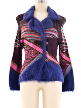 Christian Lacroix Patchwork Knit Jacket Jacket arcadeshops.com